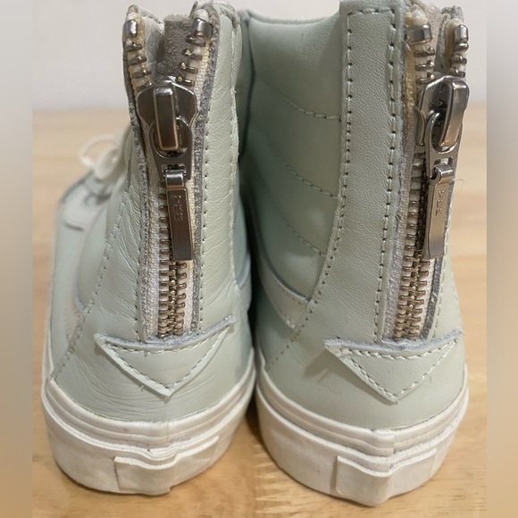 Mint Leather Vans/Size: W8.5 M 7.0 - Picture 4 of 7